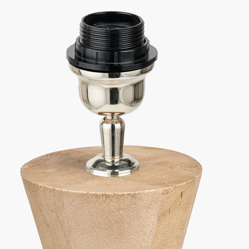 Pacific Lifestyle Koa Natural Mango Wood Contemporary Table Lamp Base