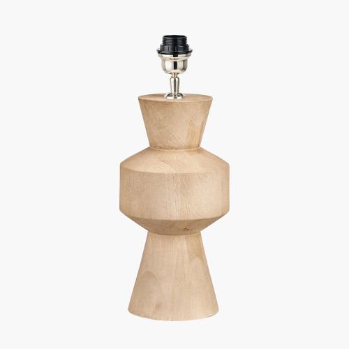 pacific lifestyle Koa Natural Mango Wood Contemporary Table Lamp Base