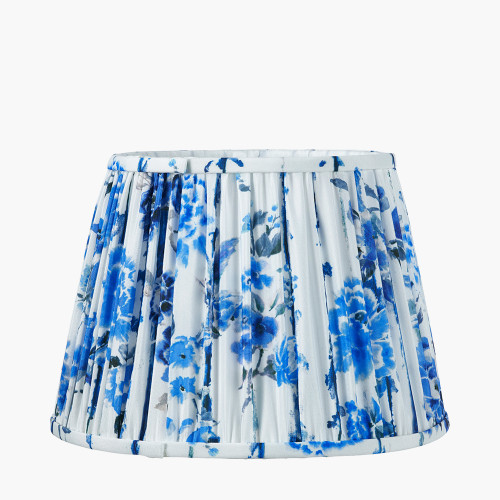 Pacific Lifestyle Kyoto Flower 25cm Pleated Shade Cobalt