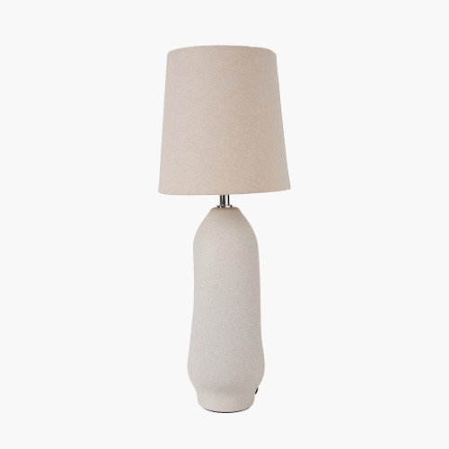 Pacific Lifestyle Laila Natural Organic Tall Ceramic Table Lamp