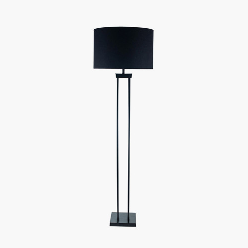 Pacific Lifestyle Langston Matt Black Metal Column Floor Lamp Base
