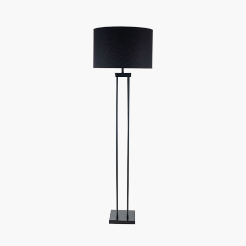 Pacific Lifestyle Langston Matt Black Metal Column Floor Lamp Base