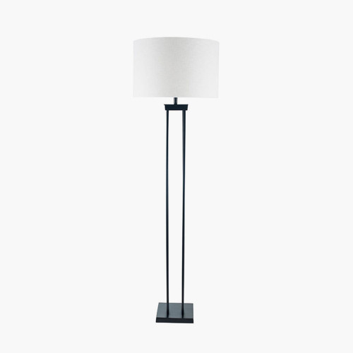Pacific Lifestyle Langston Matt Black Metal Column Floor Lamp Base