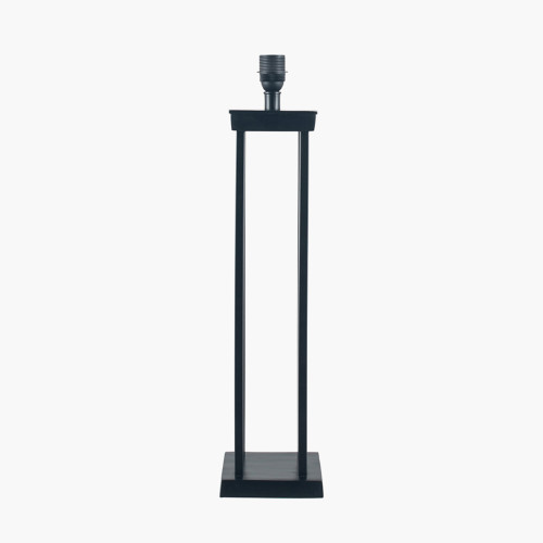 pacific lifestyle Langston Matt Black Metal Column Table Lamp Base