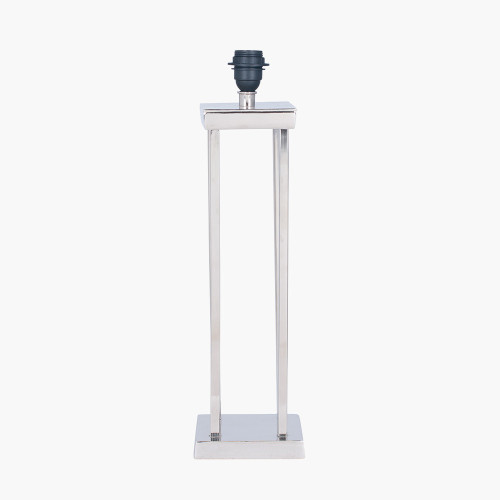pacific lifestyle Langston Nickel Metal Column Table Lamp Base