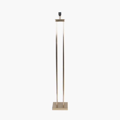 pacific lifestyle Langston Satin Brass Metal Column Floor Lamp Base