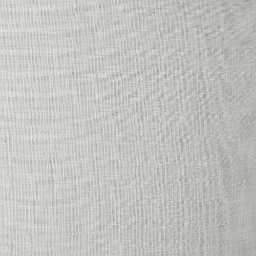Pacific Lifestyle Langston Satin Brass Metal Column Floor Lamp Base With Lino 45cm White Self Lined Linen Cylinder Lampshade