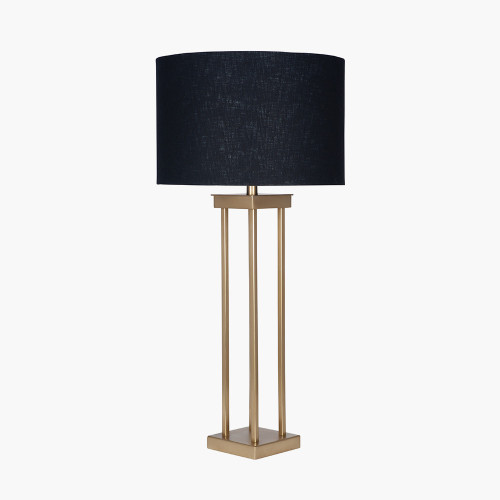 Pacific Lifestyle Langston Satin Brass Metal Column Table Lamp Base