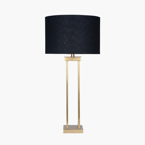 Pacific Lifestyle Langston Satin Brass Metal Column Table Lamp Base