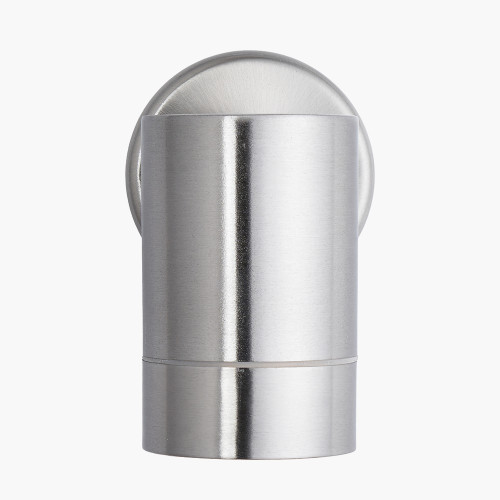 pacific lifestyle Lantana Brushed Steel Metal Fixed Spot Wall Light