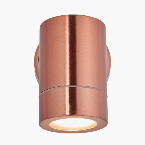 Pacific Lifestyle Lantana Copper Metal Fixed Spot Wall Light
