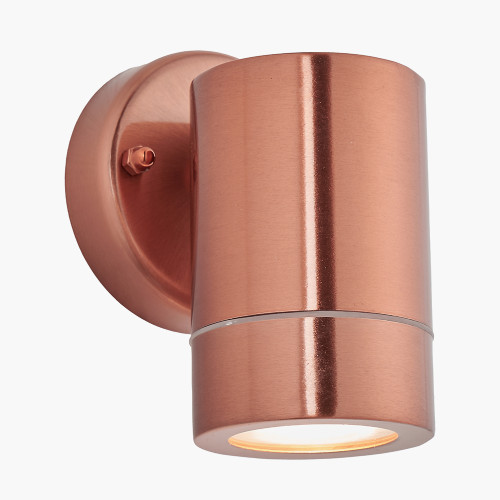 Pacific Lifestyle Lantana Copper Metal Fixed Spot Wall Light