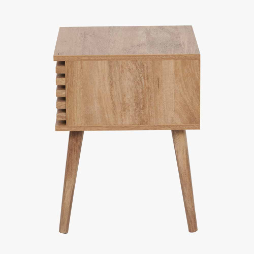 Pacific Lifestyle Larvik Natural Eucalyptus Wood 1 Drawer Unit