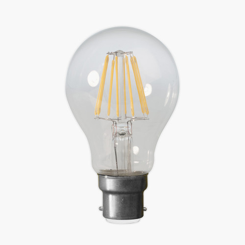 pacific lifestyle LED Clear Full Glass Filament GLS B22 Bulb