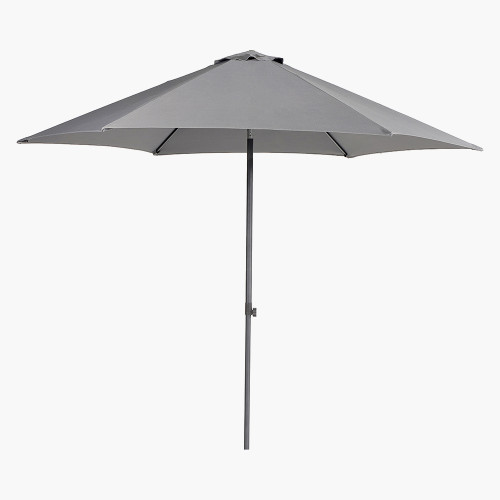 pacific lifestyle Lisboa 2.5m Round Luna Grey Parasol