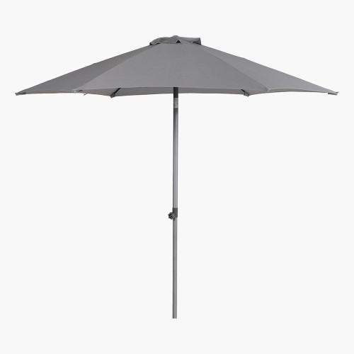 pacific lifestyle Lisboa 3m Round Luna Grey Parasol