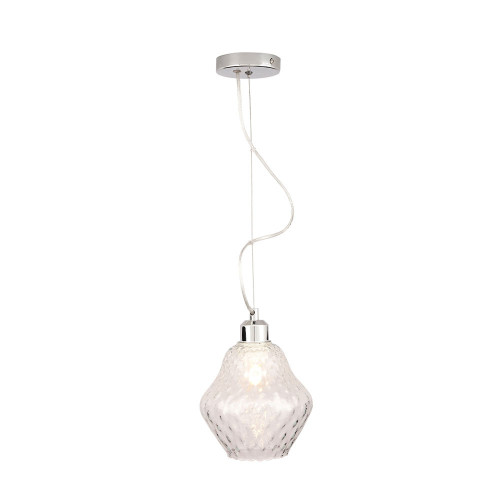 Pacific Lifestyle Lisbon Clear Optic Diamond Glass Pendant