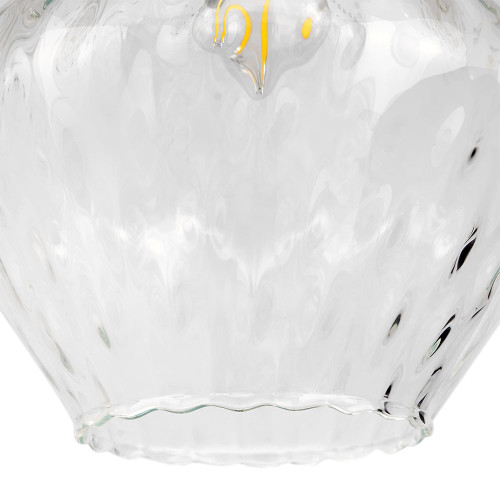 Pacific Lifestyle Lisbon Clear Optic Diamond Glass Pendant
