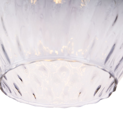 Pacific Lifestyle Lisbon Grey Optic Diamond Glass Pendant