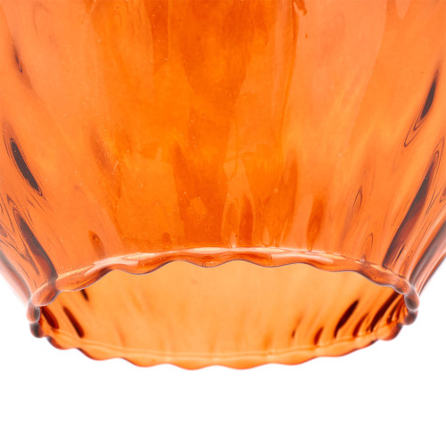 Pacific Lifestyle Lisbon Orange Optic Diamond Glass Pendant