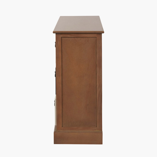 Pacific Lifestyle Loft Sage Multicoloured Pine Wood 4 Drawer Unit