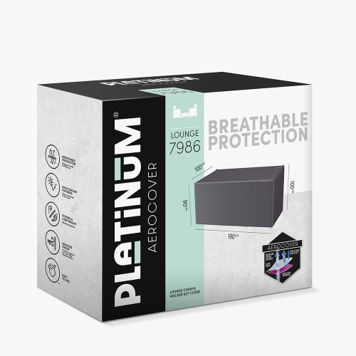 pacific lifestyle Lounge Chair and Hocker Set Aerocover 190 x 100 x 105/90