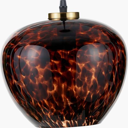 Pacific Lifestyle Lucien Tortoiseshell Glass Pendant