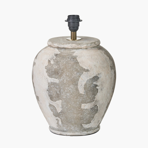 Pacific Lifestyle Lulia Antique Finish Stoneware Urn Table Lamp Base