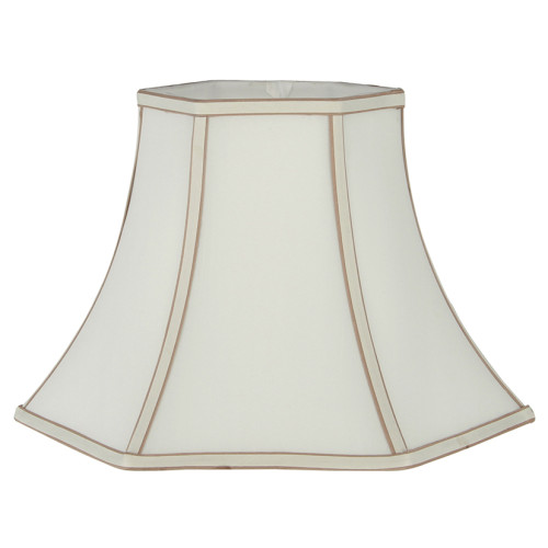 Pacific Lifestyle Lyla 25cm Cream Silk Mix Bowed Lampshade