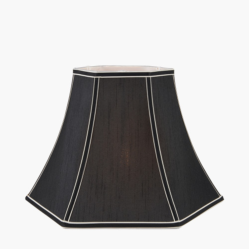 Pacific Lifestyle Lyla 30cm Black Silk Mix Bowed Lampshade