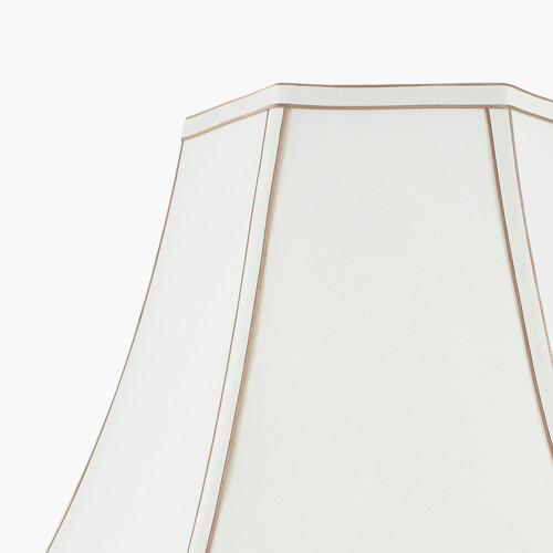 Pacific Lifestyle Lyla 35cm Cream Silk Mix Bowed Lampshade