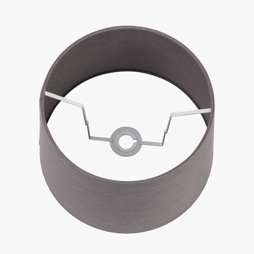 Pacific Lifestyle Lys 30cm Steel Grey Self Lined Linen Tapered Lampshade