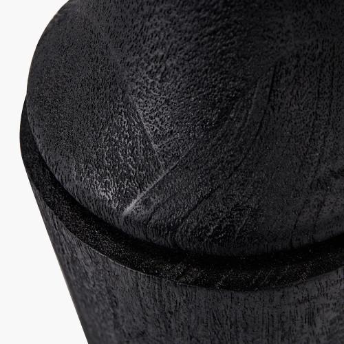 Pacific Lifestyle Marin Black Wood Tall Neck Table Lamp Base