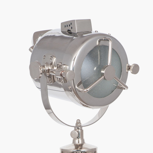 Pacific Lifestyle Marine Nickel Searchlight Table Lamp
