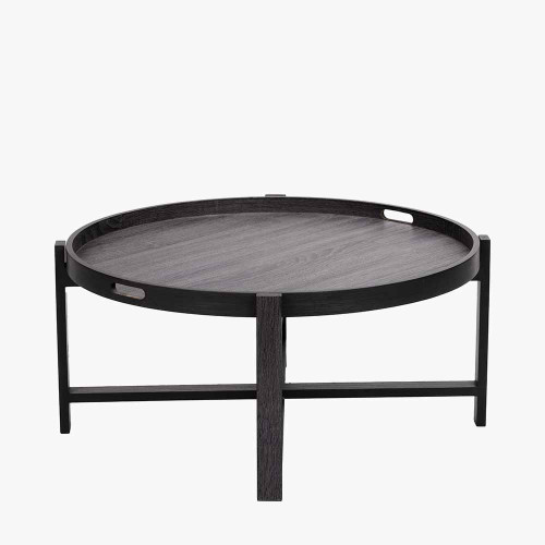 Pacific Lifestyle Marmara Dark Grey Oak Veneer Coffee Table