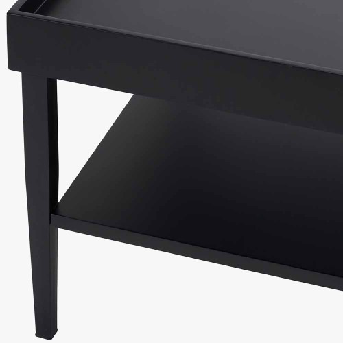 Pacific Lifestyle Marnie Black Wood Veneer Coffee Table
