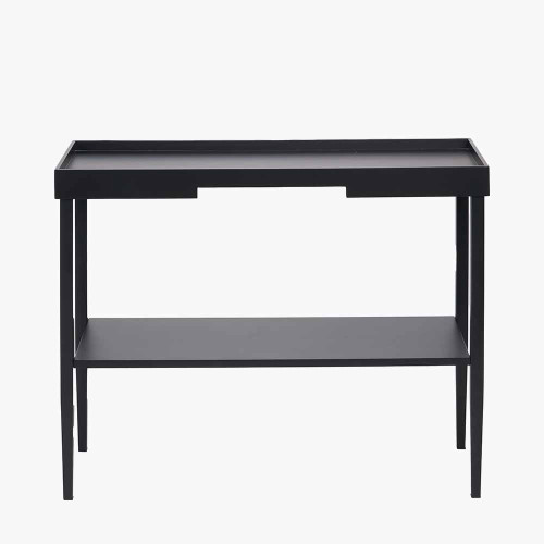 Pacific Lifestyle Marnie Black Wood Veneer Console Table