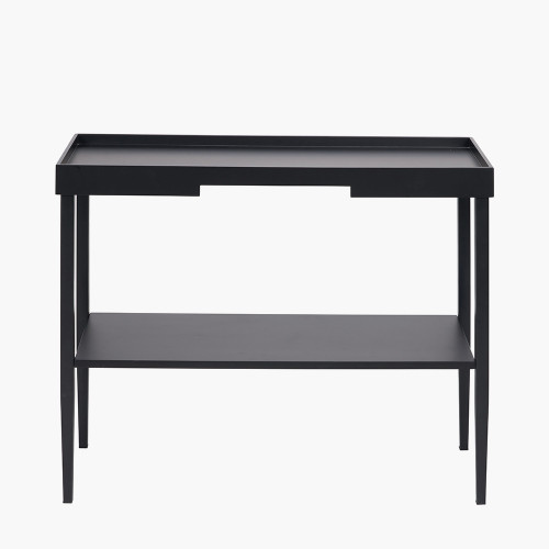 pacific lifestyle Marnie Black Wood Veneer Console Table