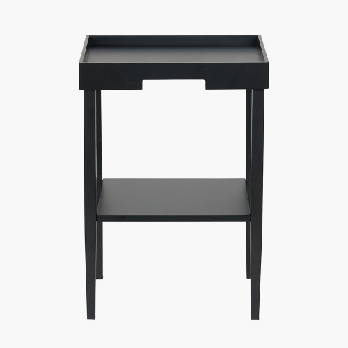 pacific lifestyle Marnie Black Wood Veneer Side Table