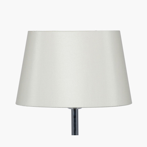 pacific lifestyle Martha 50cm Cream Oval Silk Mix Tapered Lampshade