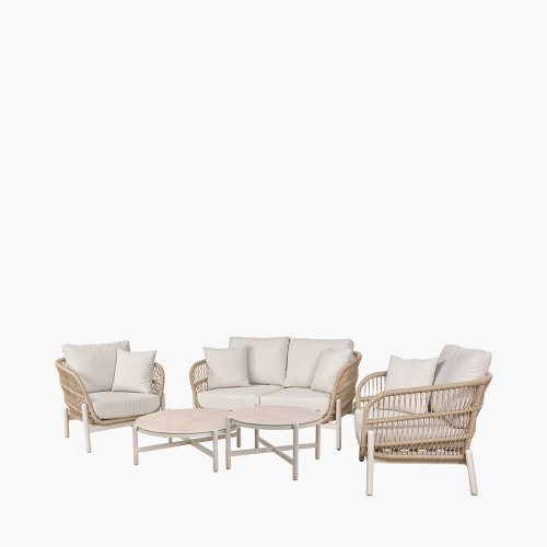 Pacific Lifestyle Martic Outdoor Set Comprising 2 Seater Sofa 2 X Chairs And Set Of 2 Tables