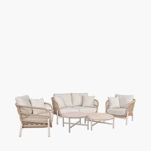 Pacific Lifestyle Martic Outdoor Set Comprising 2 Seater Sofa 2 X Chairs And Set Of 2 Tables