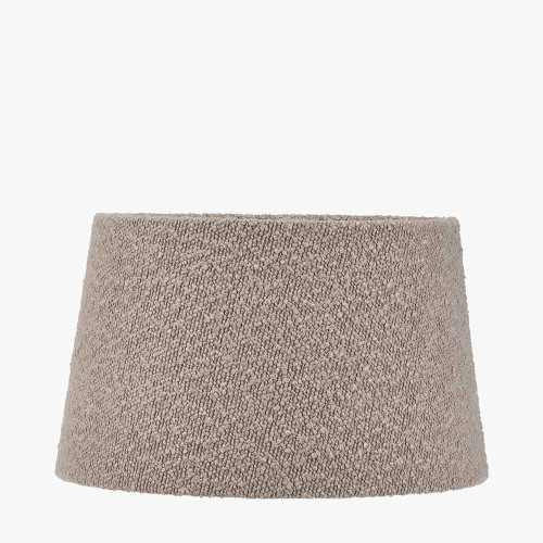 pacific lifestyle Martigues 30cm Taupe Boucle Tapered Lampshade
