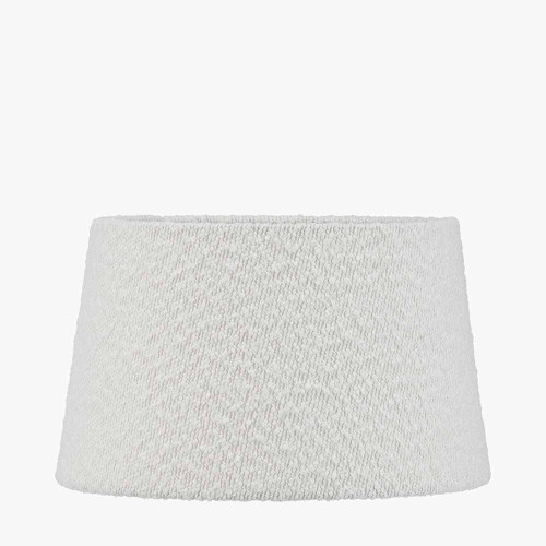 pacific lifestyle Martigues 30cm White Boucle Tapered Lampshade