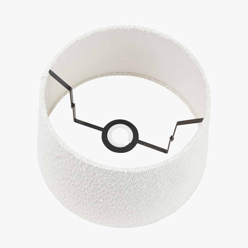 Pacific Lifestyle Martigues 35cm White Boucle Tapered Lampshade