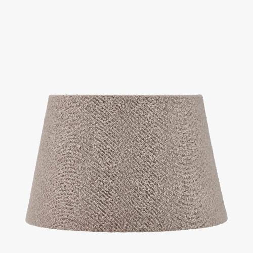 pacific lifestyle Martigues 45cm Taupe Boucle Tapered Lampshade