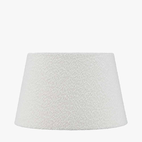 pacific lifestyle Martigues 45cm White Boucle Tapered Lampshade