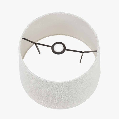 Pacific Lifestyle Martigues 50cm White Boucle Tapered Lampshade