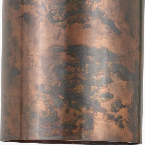 Pacific Lifestyle Mason Copper Effect Tall Domed Metal Pendant