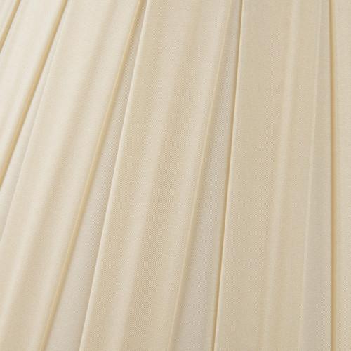 Pacific Lifestyle Maya 45cm Almond Silk Box Pleat Tapered Lampshade